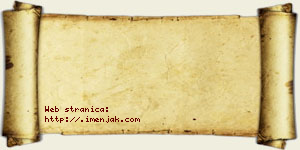 Miljan Crnjanski vizit kartica